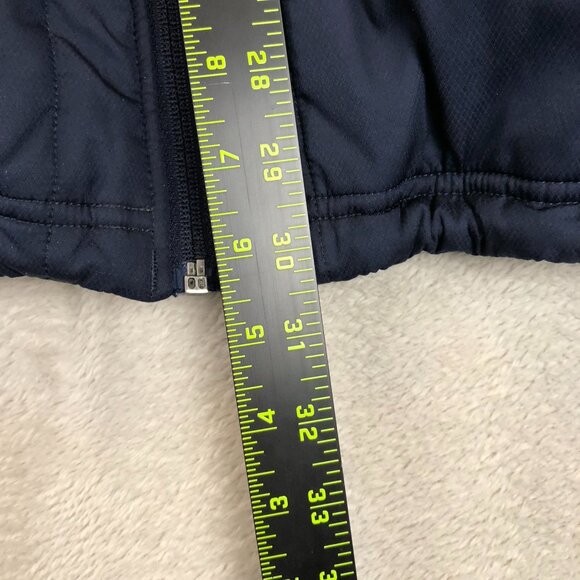 Under Armour Mens Windbreaker Jacket Large Navy Full Zip Outdoors High Neck - Picture 4 of 11